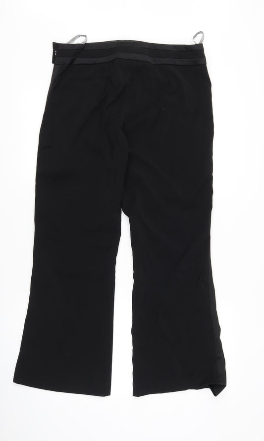Womens UK Size 14 Dorothy Perkins Regular Fit  Black Trousers