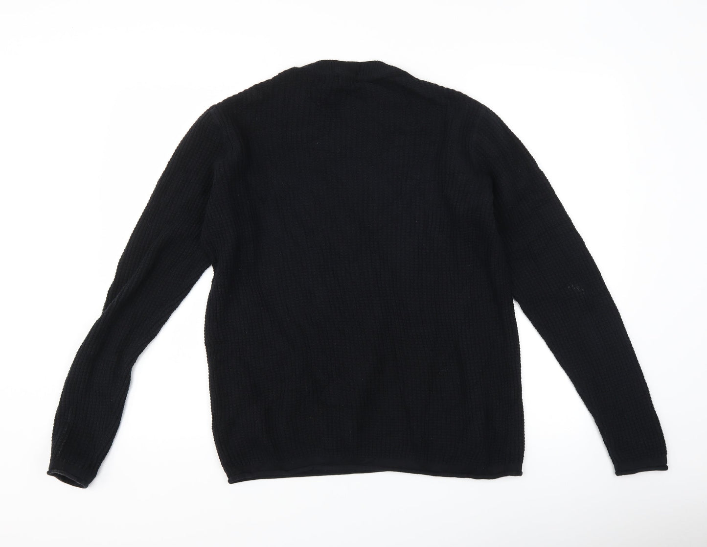 Primark Mens Black   Pullover Jumper Size M