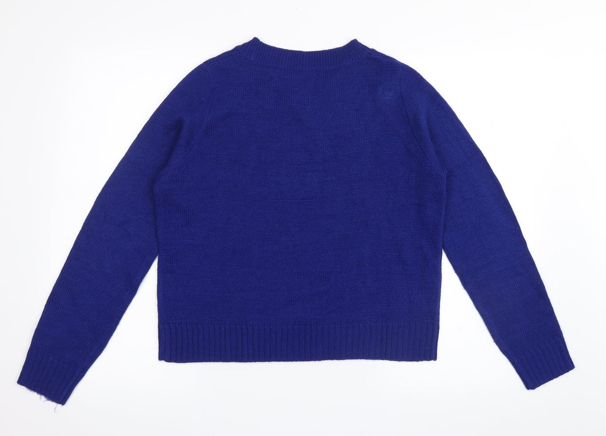 Preworn Womens Blue   Pullover Jumper Size S