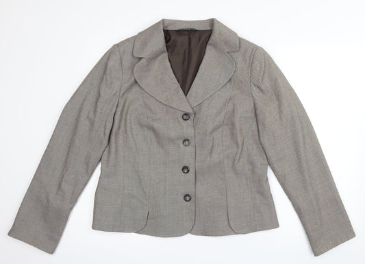 Bonmarché Womens Brown   Jacket Suit Jacket Size 16