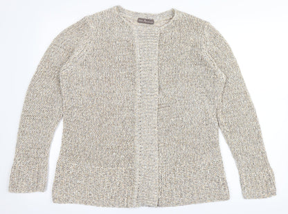 Marks and Spencer Womens Beige   Cardigan Jumper Size 14