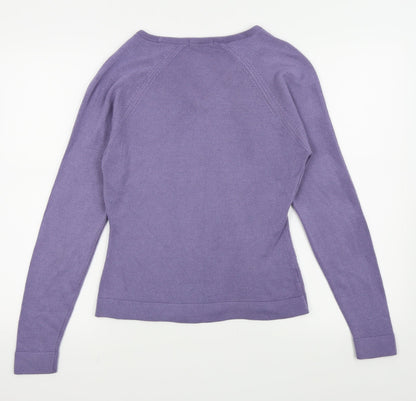 Asda George Womens Purple   Pullover Jumper Size 10