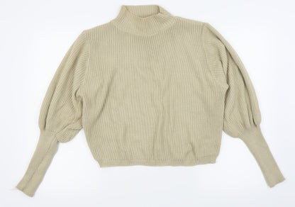 Stylewise Womens Beige   Pullover Jumper Size M