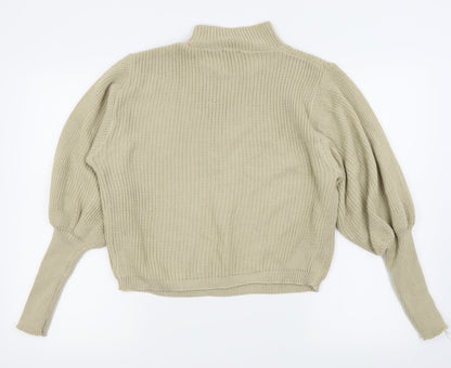 Stylewise Womens Beige   Pullover Jumper Size M