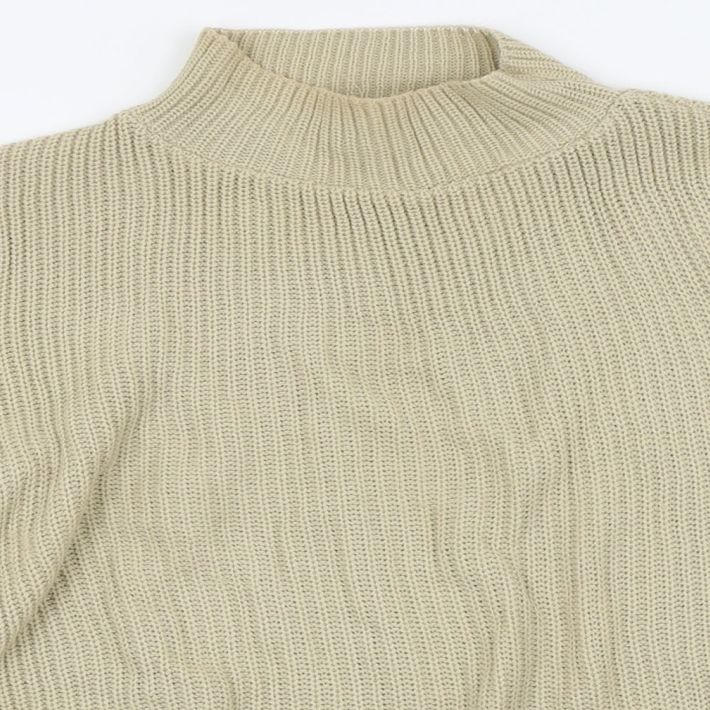 Stylewise Womens Beige   Pullover Jumper Size M