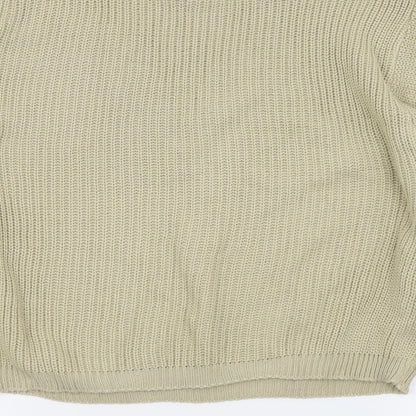 Stylewise Womens Beige   Pullover Jumper Size M
