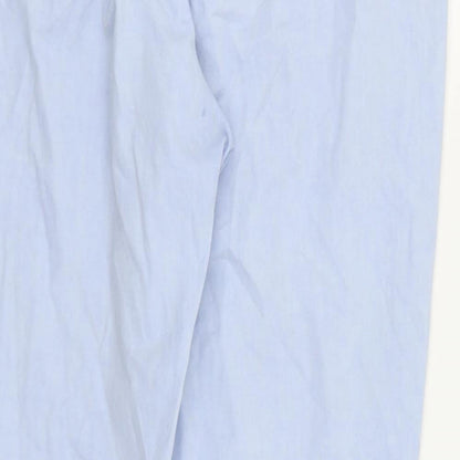 Womens UK Size 16 M&S Regular Fit  Blue Trousers