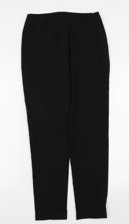 TU Womens Black   Trousers  Size 8 L26 in