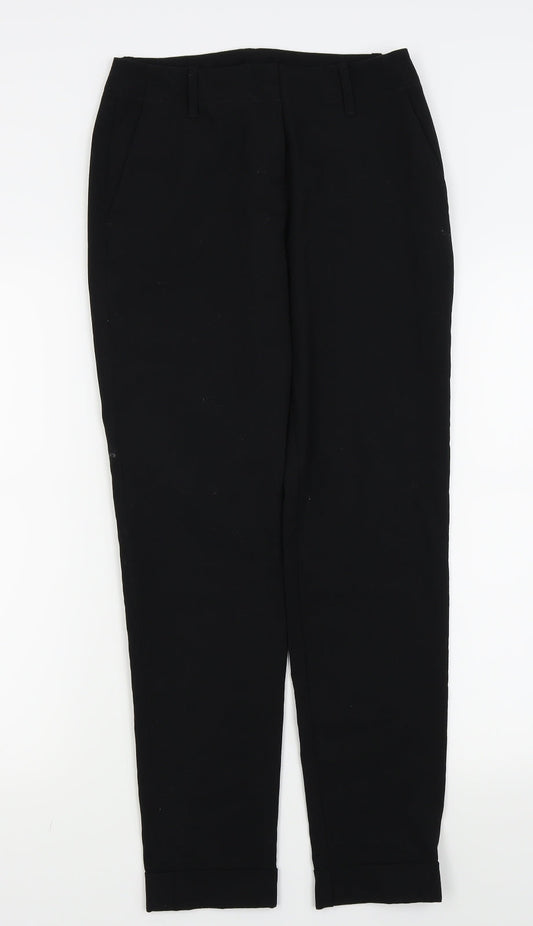 TU Womens Black   Trousers  Size 8 L26 in