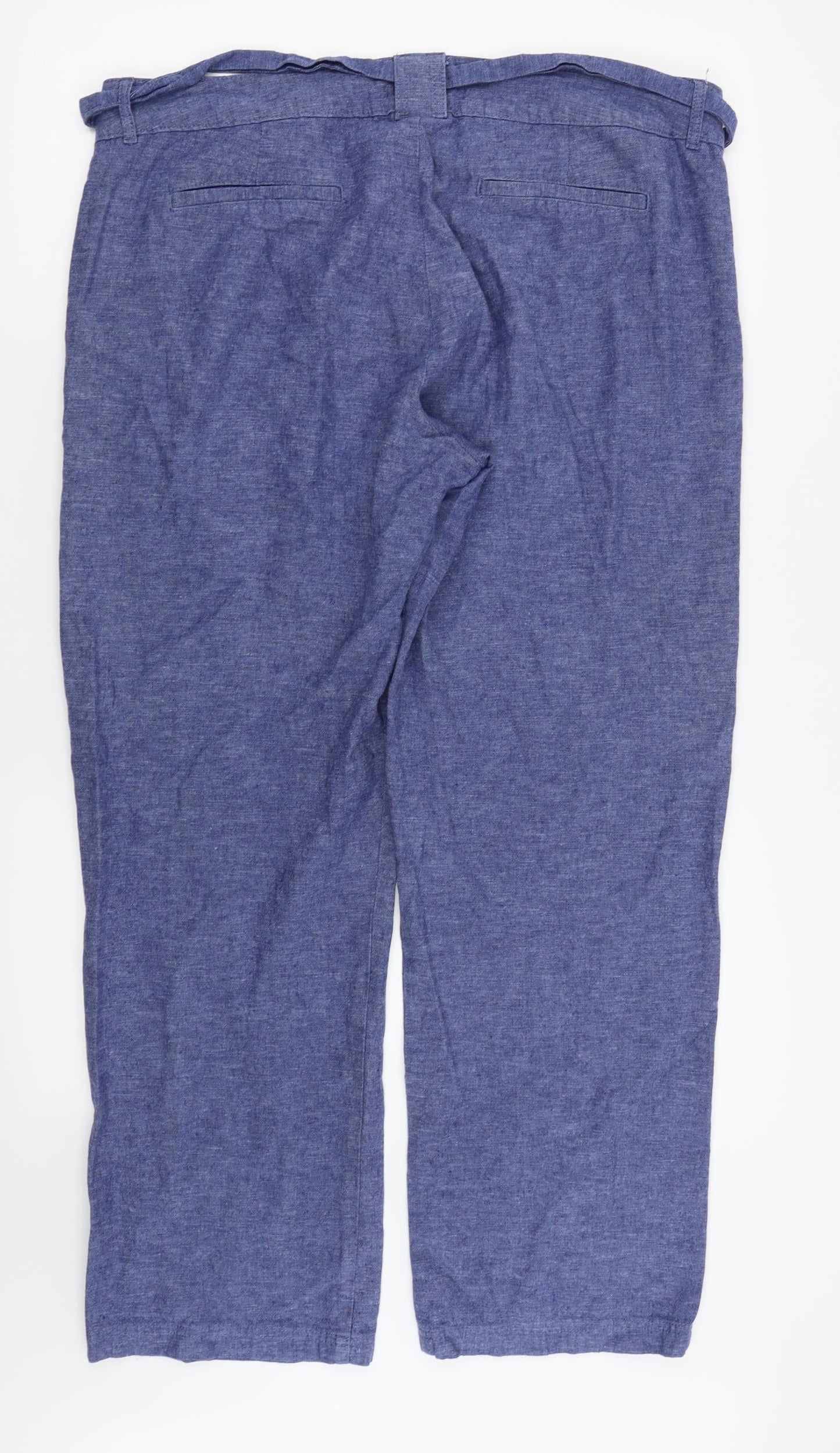 F&F Womens Blue   Trousers  Size 16 L27 in
