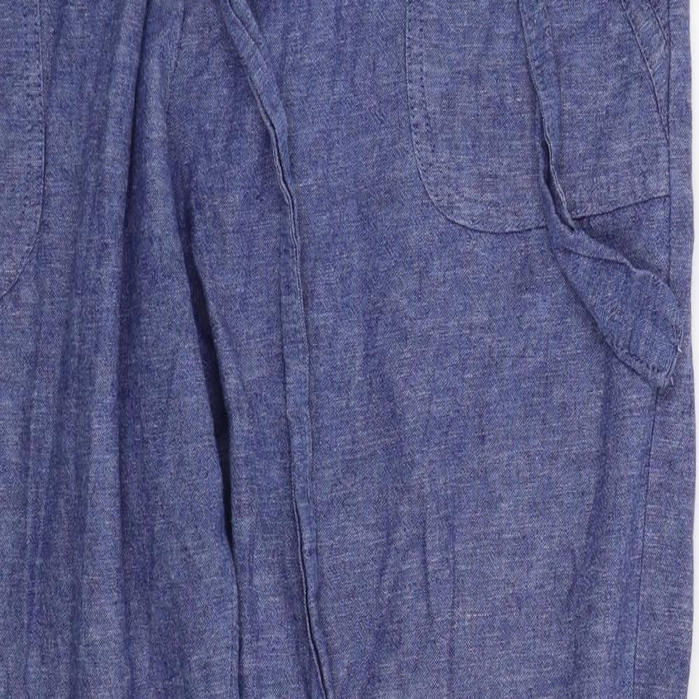 F&F Womens Blue   Trousers  Size 16 L27 in