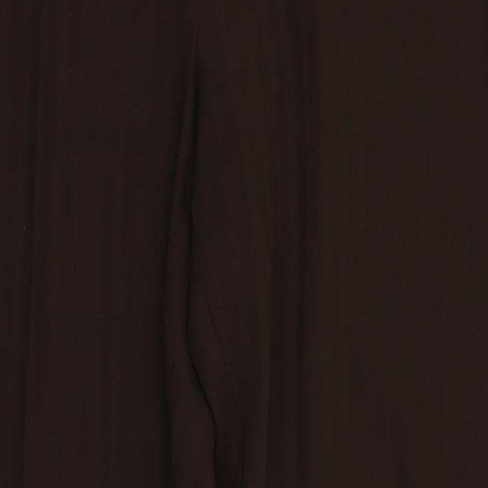 Womens UK Size 34 in Preworn Regular Fit  Brown Trousers