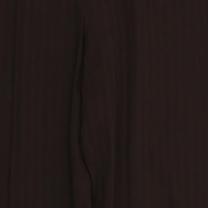 Womens UK Size 34 in Preworn Regular Fit  Brown Trousers
