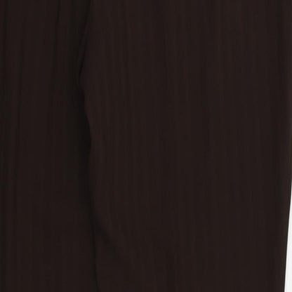 Womens UK Size 34 in Preworn Regular Fit  Brown Trousers