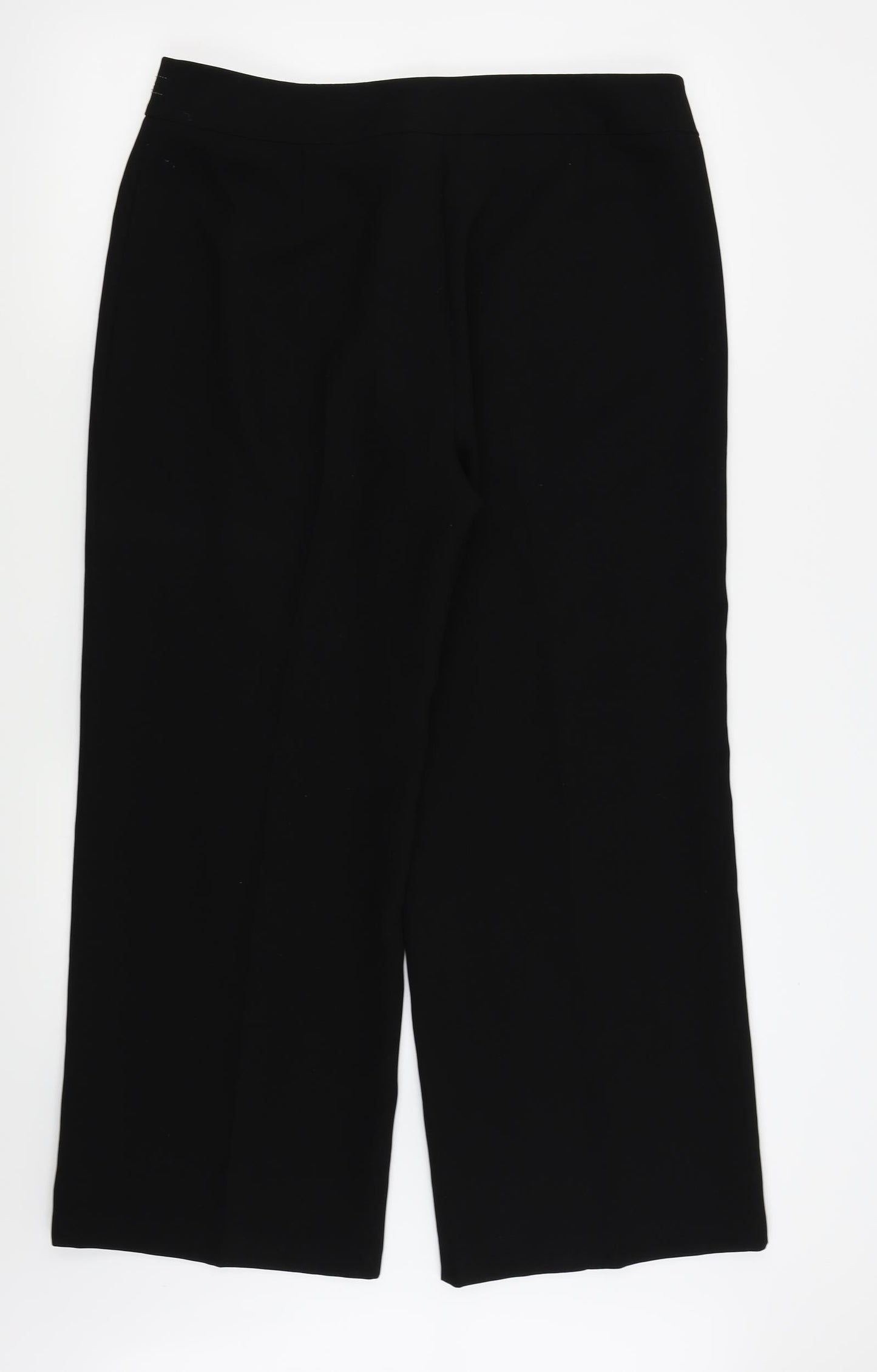 M&S Womens Black   Trousers  Size 16 L26 in
