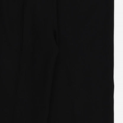 M&S Womens Black   Trousers  Size 16 L26 in