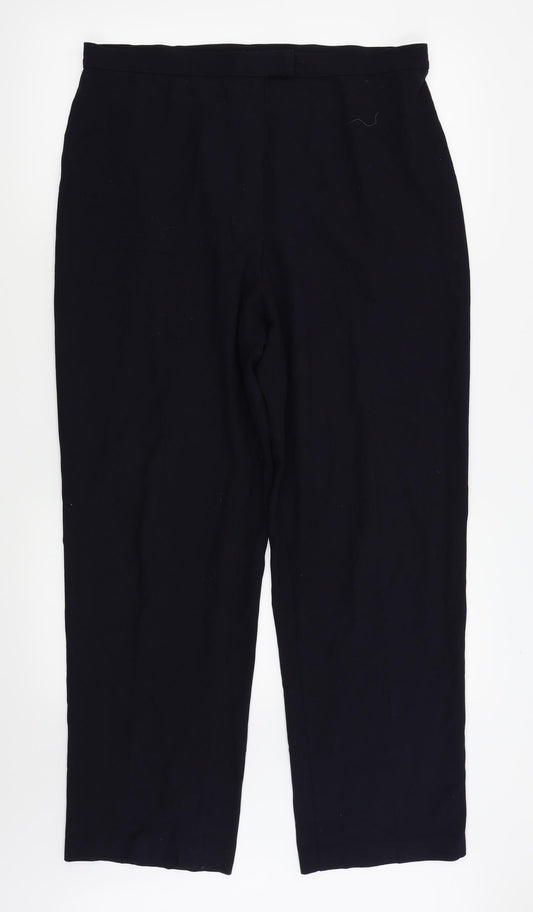 M&S Womens Blue   Trousers  Size 18 L27 in