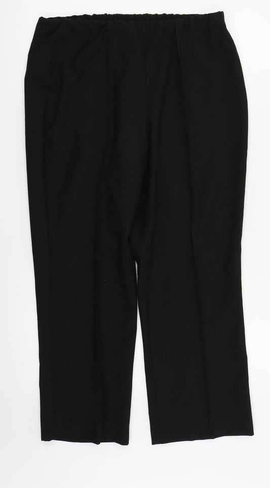 bonmarche Womens Black   Trousers  Size 12 L23 in