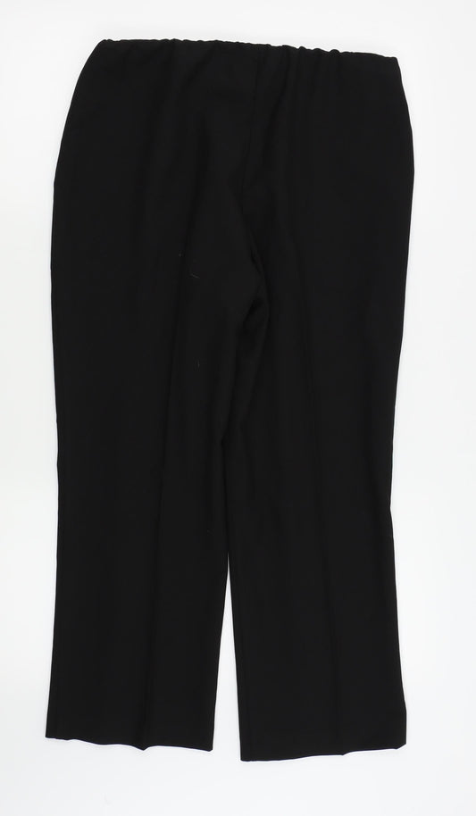 bonmarche Womens Black   Trousers  Size 12 L23 in