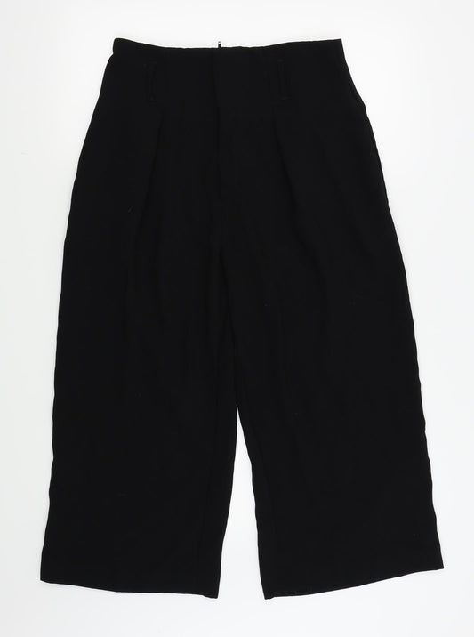 River Island Womens Black   Capri Trousers Size 12 L21 in