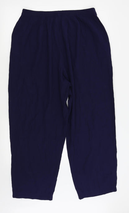 Womens UK Size 30 in Classics Regular Fit  Blue Trousers