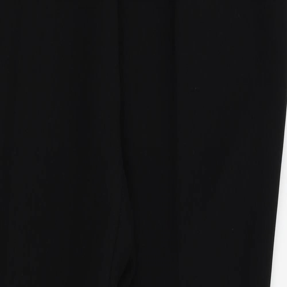 M&S Womens Black   Trousers  Size 14 L26 in