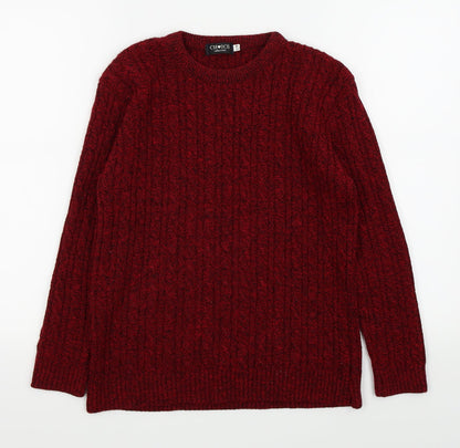 Choice Collection Womens Red   Pullover Jumper Size S