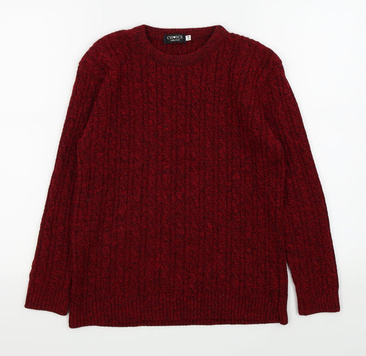 Choice Collection Womens Red   Pullover Jumper Size S