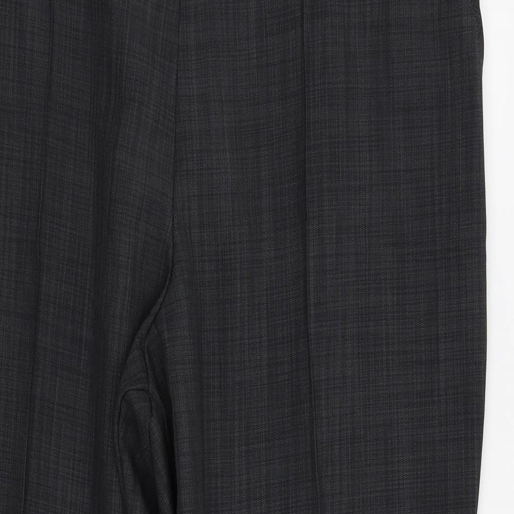 M&S Womens Grey   Trousers  Size 16 L25 in