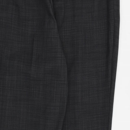 M&S Womens Grey   Trousers  Size 16 L25 in