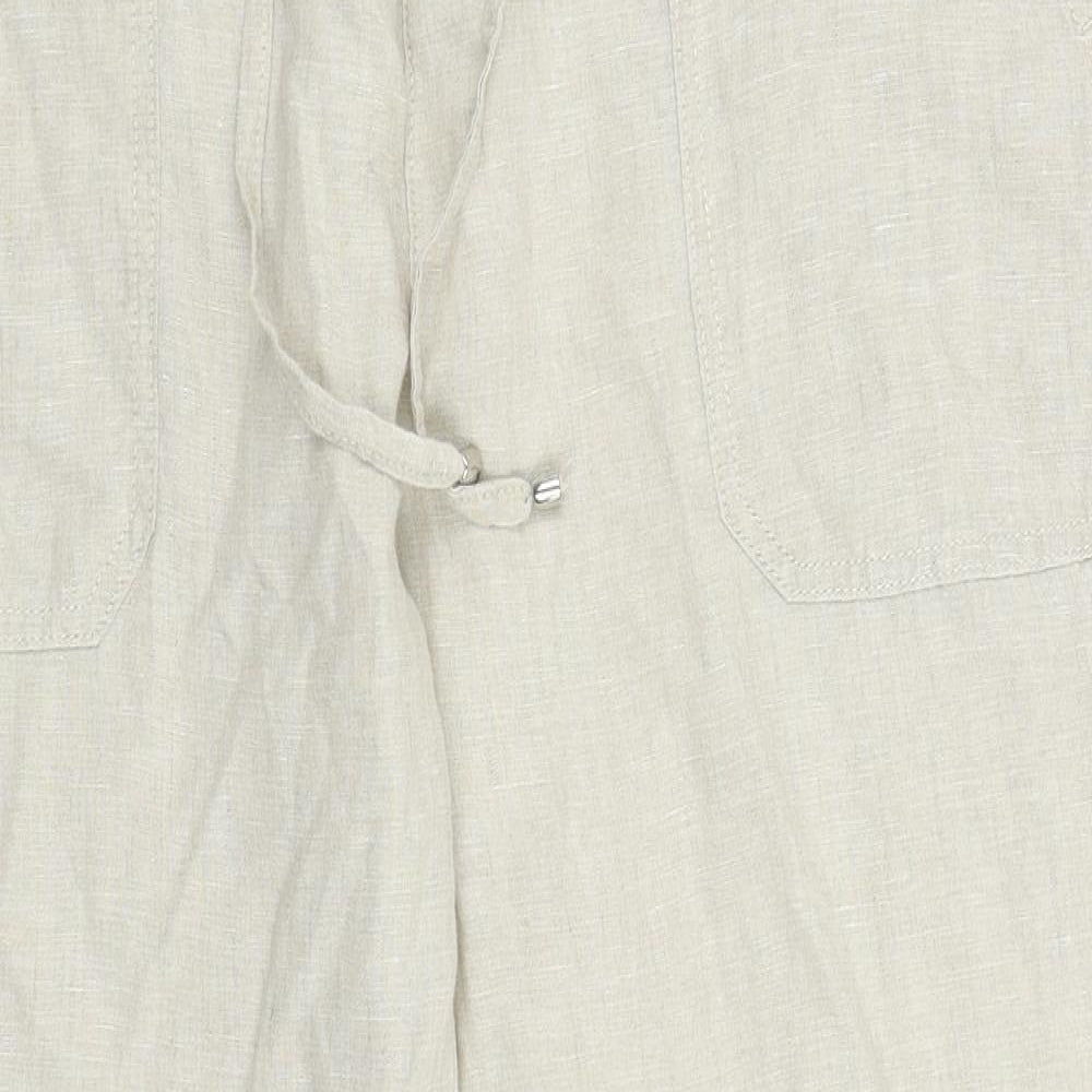F&F Womens Beige   Trousers  Size 14 L24 in