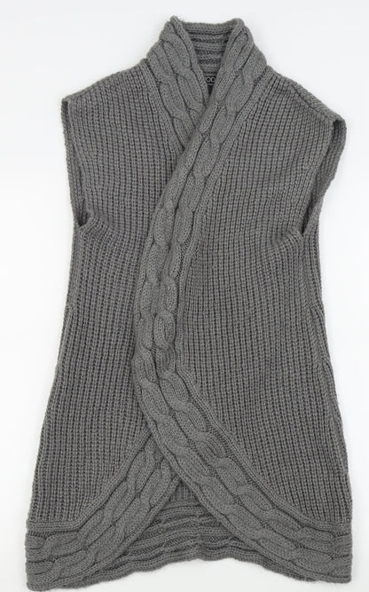 Asda George Womens Grey   Cardigan Jumper Size 10