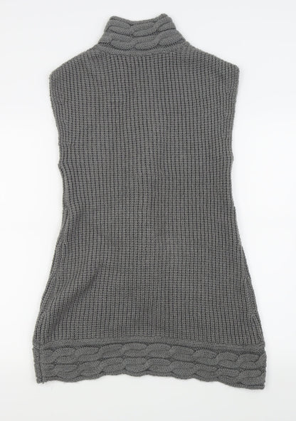 Asda George Womens Grey   Cardigan Jumper Size 10