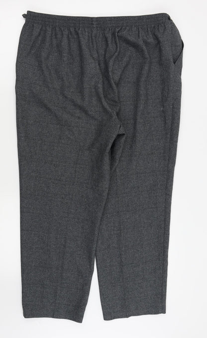 Womens UK Size 34 in Preworn Regular Fit  Grey Trousers
