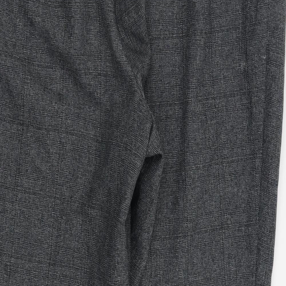 Womens UK Size 34 in Preworn Regular Fit  Grey Trousers