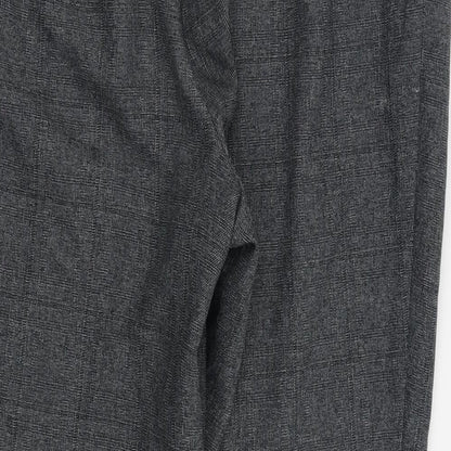 Womens UK Size 34 in Preworn Regular Fit  Grey Trousers