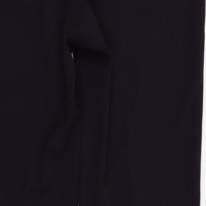 M&Co Womens Purple   Trousers  Size 12 L27.5 in