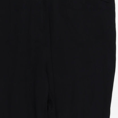 m&s Womens Black   Trousers  Size 20 L24 in