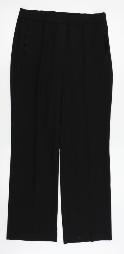 MAGI Womens Black   Trousers  Size 14 L28 in