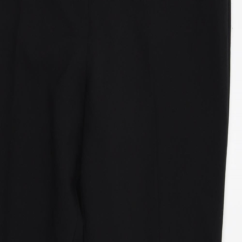 Womens UK Size 14 Papaya Regular Fit  Black Trousers