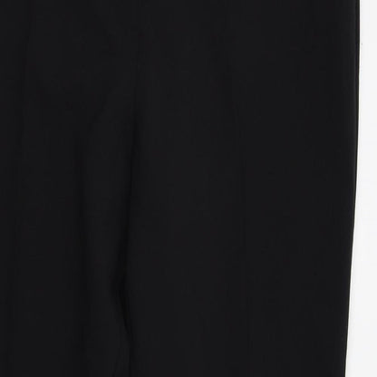 Womens UK Size 14 Papaya Regular Fit  Black Trousers