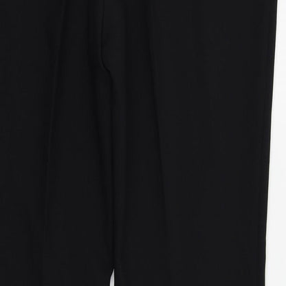 Womens UK Size 14 Papaya Regular Fit  Black Trousers