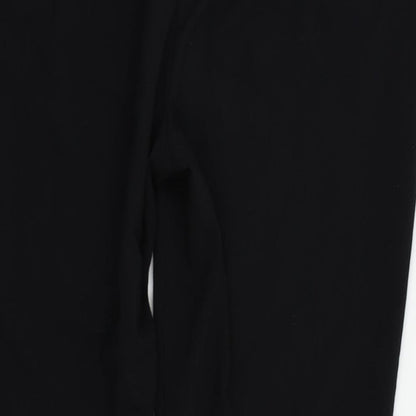 Womens UK Size 14 M&s Regular Fit  Black Trousers
