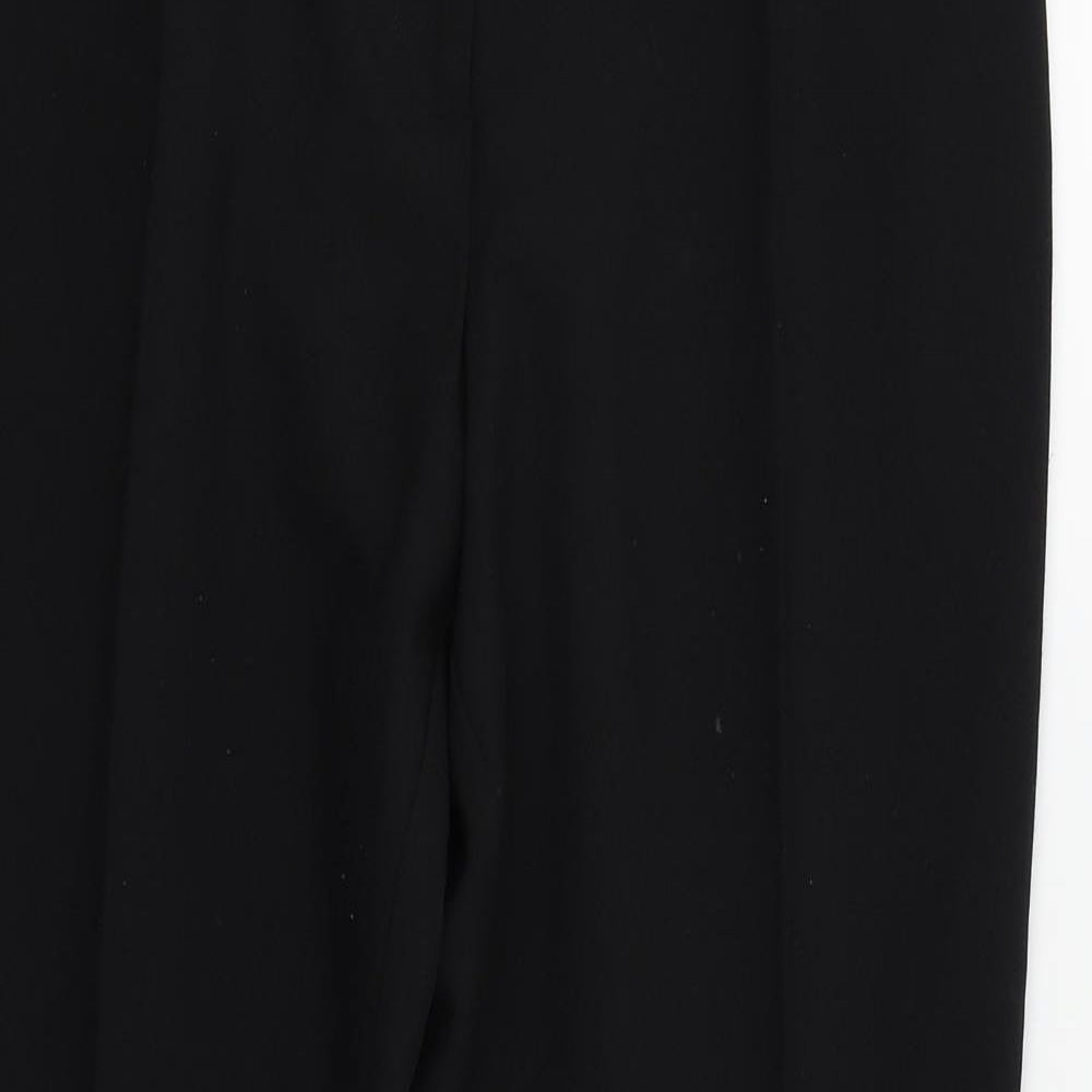 Womens UK Size 14 Papaya Regular Fit  Black Trousers
