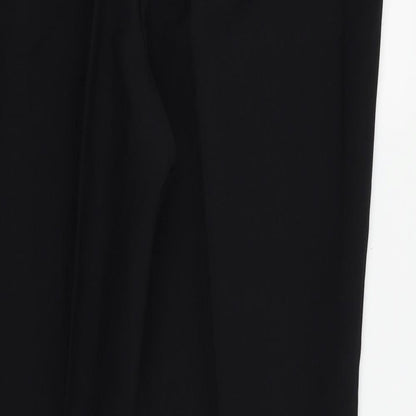 Womens UK Size 14 Papaya Regular Fit  Black Trousers