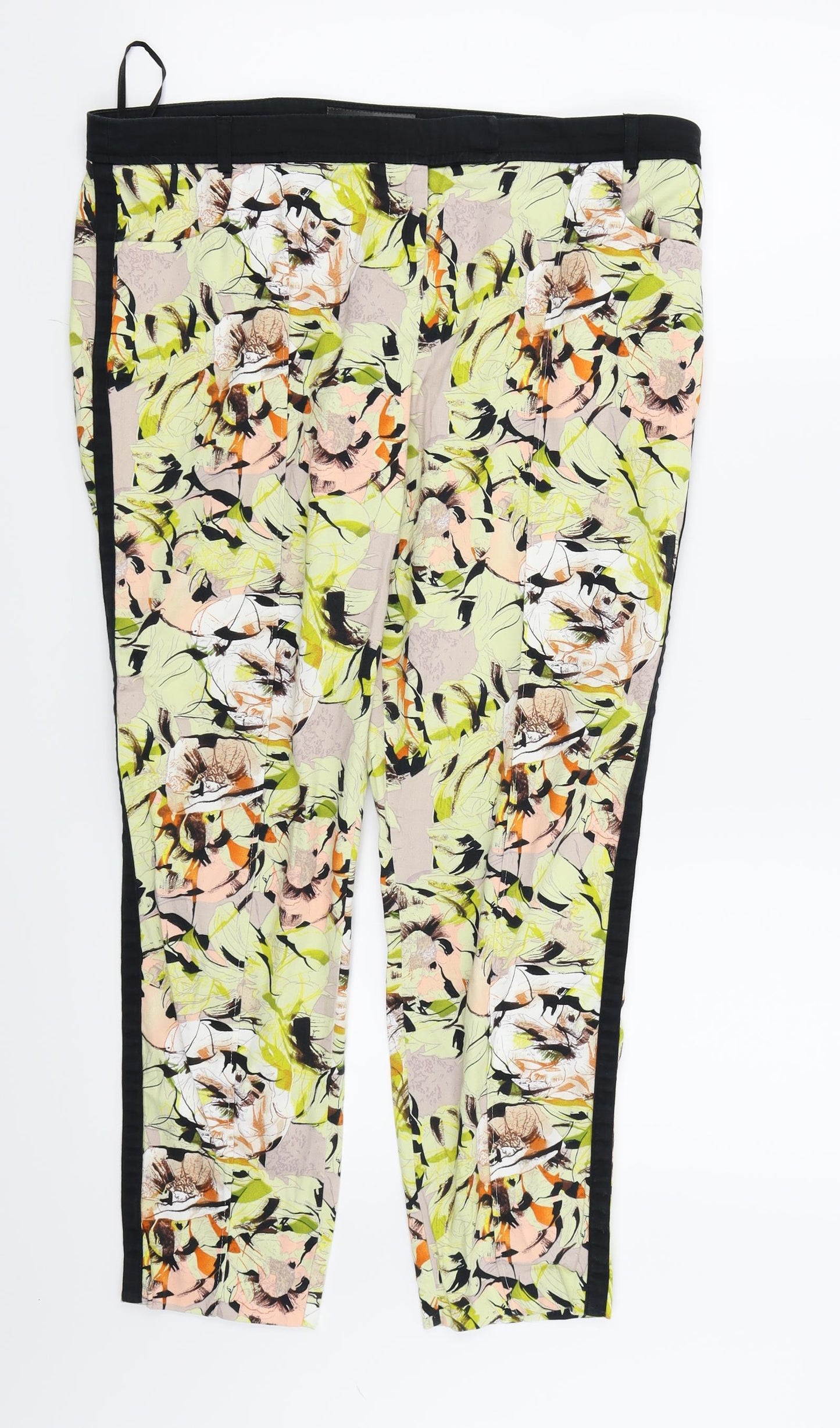 Womens UK Size 14 Limited Collection Regular Fit  Multicoloured Trousers
