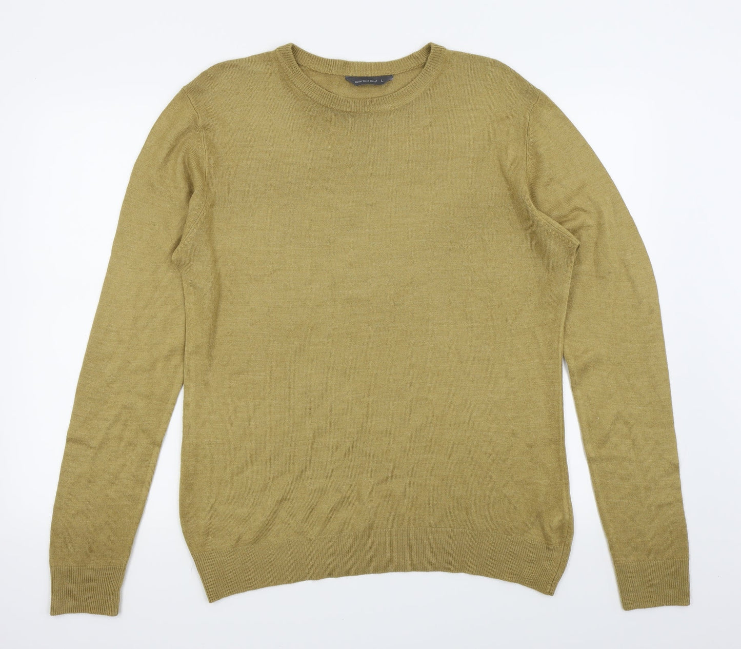 Cedar Wood State Mens Beige   Pullover Jumper Size L