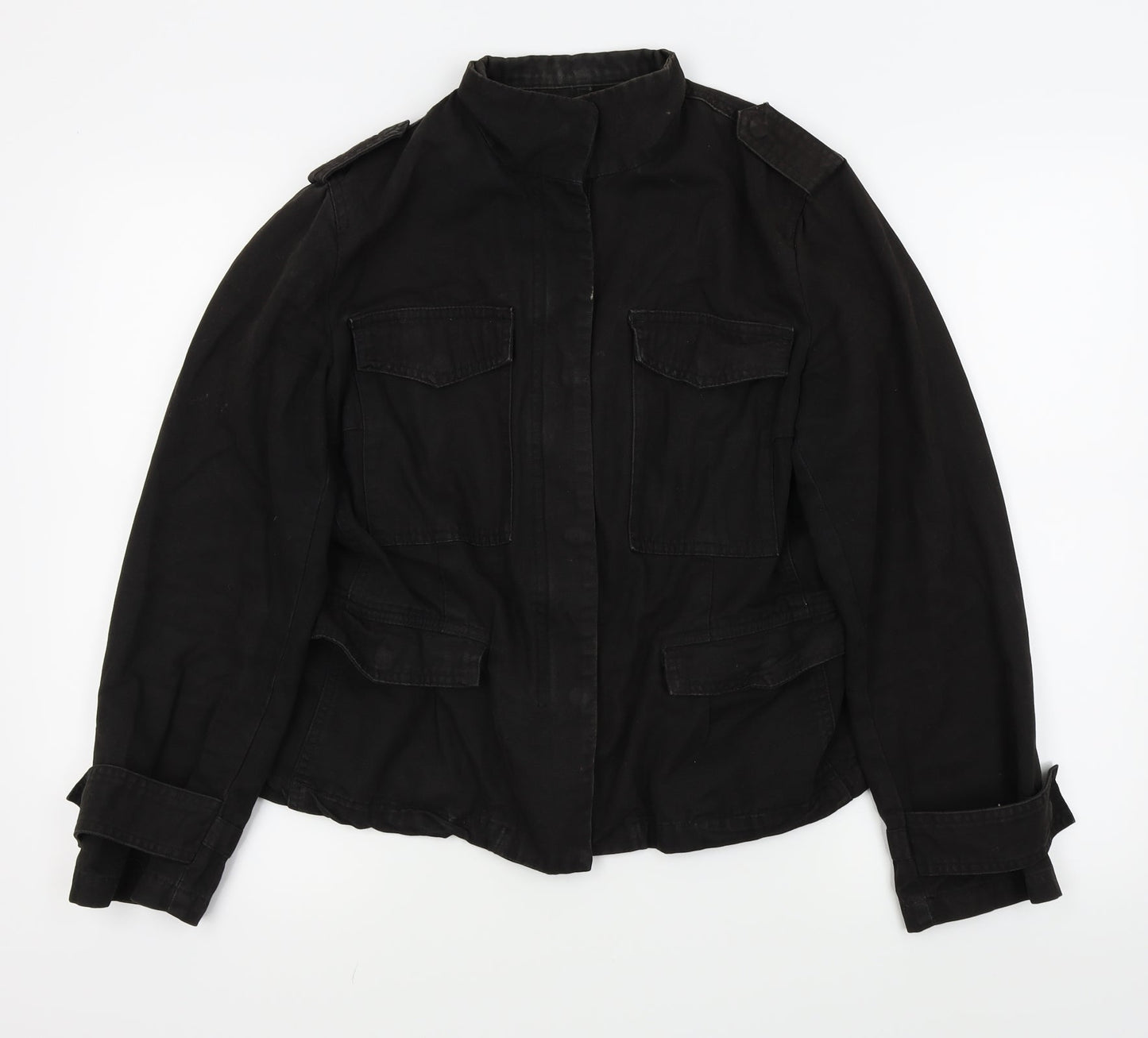 Womens UK Size 16 Preworn Black Jacket