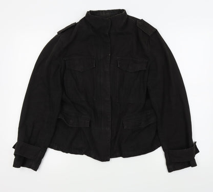Womens UK Size 16 Preworn Black Jacket