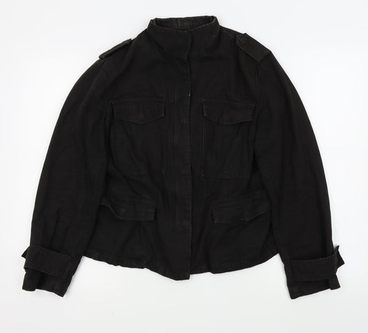 Womens UK Size 16 Preworn Black Jacket